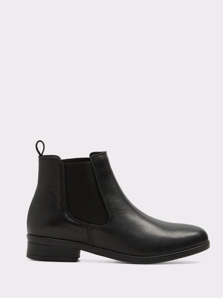 Aldo - Women’s Black Chelsea Boot - Classic Slip-On Ankle Boots